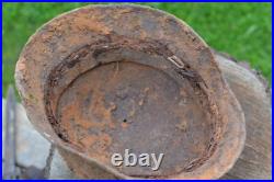 WW2 WWII Original German Helmet from the battlefield. Kurland