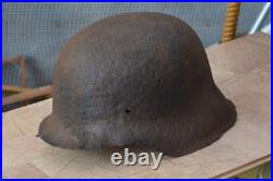 WW2 WWII Original German Helmet from the battlefield. Kurland