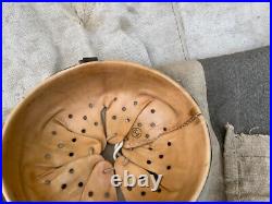WW2 WWII Original German helmet Steel liner Size 62/54 1944
