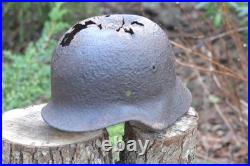 WW2 WWII Original German relic from the battlefield Artifacts, Helmet