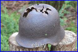 WW2 WWII Original German relic from the battlefield Artifacts, Helmet
