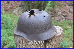 WW2 WWII Original German relic from the battlefield Artifacts, Helmet