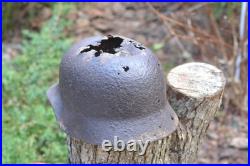 WW2 WWII Original German relic from the battlefield Artifacts, Helmet