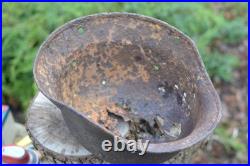 WW2 WWII Original German relic from the battlefield Artifacts, Helmet