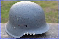 WW2 WWII Original German relic from the battlefield Artifacts, Helmet, M42