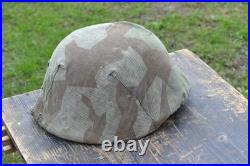 WW2 WWII Original German relic from the battlefield, Helmet with Cover, M35