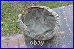 WW2 WWII Original German relic from the battlefield, Helmet with Cover, M35