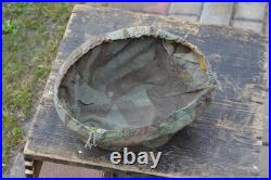 WW2 WWII Original German relic from the battlefield, Helmet with Cover, M35