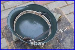 WW2 WWII Original German relic from the battlefield, Helmet with Cover, M35