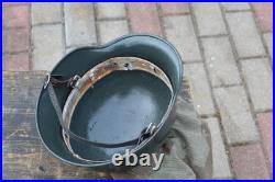 WW2 WWII Original German relic from the battlefield, Helmet with Cover, M35