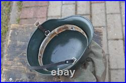 WW2 WWII Original German relic from the battlefield, Helmet with Cover, M35