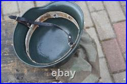 WW2 WWII Original German relic from the battlefield, Helmet with Cover, M35