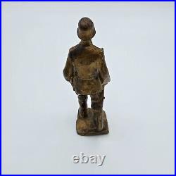 WW2 WWII Original German soldier statue figure Wehrmacht K98 uniform helmet old