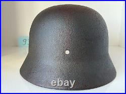 WW2 WWII original German Helmet M35 from battlefield #93