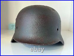 WW2 WWII original German Helmet M35 from battlefield #93