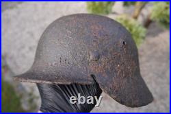 WW2 WWII original German Helmet M40 from Kurland battlefield #136 WW2 WWII original German Helmet M40 from Kurland battlefield #136