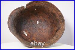 WW2 WWII original German Helmet M40 from Kurland battlefield #136 WW2 WWII original German Helmet M40 from Kurland battlefield #136