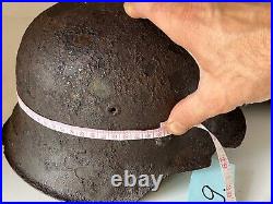 WW2 WWII original German Helmet M42 from battlefield #99