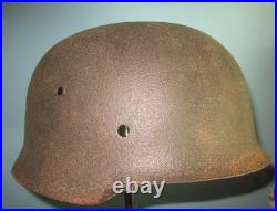 WW2 cut off German helmet Yugoslavia Norway no FSJ Stahlhelm casque casco elmo