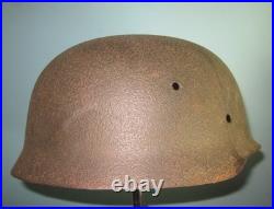 WW2 cut off German helmet Yugoslavia Norway no FSJ Stahlhelm casque casco elmo