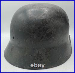 WW2 era German Army M35 Helmet Shell ONLY Military Wehrmacht Stahlhelm SE64