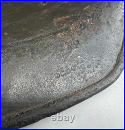 WW2 era German Army M35 Helmet Shell ONLY Military Wehrmacht Stahlhelm SE64