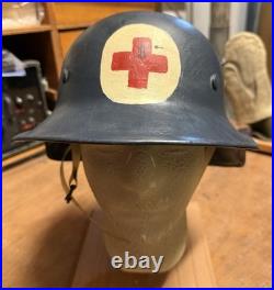 WW2 german First Aid Medical helmet (rare)