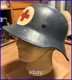 WW2 german First Aid Medical helmet (rare)
