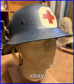 WW2 german First Aid Medical helmet (rare)