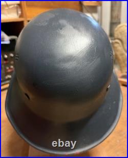 WW2 german First Aid Medical helmet (rare)
