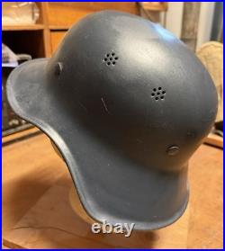 WW2 german First Aid Medical helmet (rare)