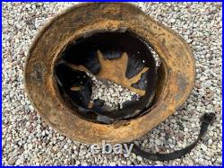 WW2 original German Helmet M40 from Kurland battlefield #178