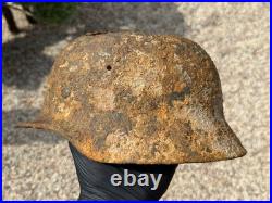 WW2 original German Helmet M40 from Kurland battlefield #178
