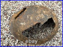 WW2 original German Helmet M40 from Kurland battlefield #178