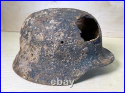 WW2 original German Helmet M40 from Kurland battlefield #178