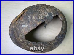 WW2 original German Helmet M40 from Kurland battlefield #178