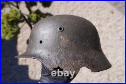 WW2 original German Helmet M40 size 64 from Kurland battlefield #172 WW2 original German Helmet M40 size 64 from Kurland battlefield #172