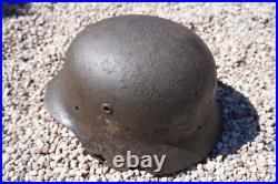 WW2 original German Helmet M40 size 64 from Kurland battlefield #172 WW2 original German Helmet M40 size 64 from Kurland battlefield #172