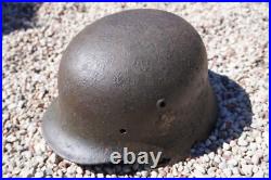WW2 original German Helmet M40 size 64 from Kurland battlefield #172 WW2 original German Helmet M40 size 64 from Kurland battlefield #172