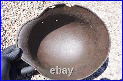 WW2 original German Helmet M40 size 64 from Kurland battlefield #172 WW2 original German Helmet M40 size 64 from Kurland battlefield #172