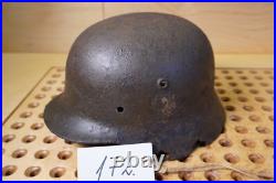 WW2 original German Helmet M40 size 64 from Kurland battlefield #172 WW2 original German Helmet M40 size 64 from Kurland battlefield #172