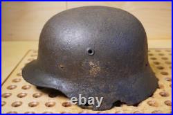 WW2 original German Helmet M40 size 64 from Kurland battlefield #172 WW2 original German Helmet M40 size 64 from Kurland battlefield #172