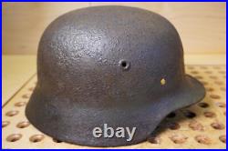 WW2 original German Helmet M40 size 64 from Kurland battlefield #172 WW2 original German Helmet M40 size 64 from Kurland battlefield #172