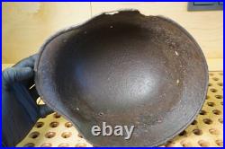 WW2 original German Helmet M40 size 64 from Kurland battlefield #172 WW2 original German Helmet M40 size 64 from Kurland battlefield #172