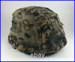 WW2 reversible camouflage cover for German helmet