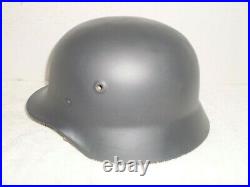 WW2 type German M40/55 helmet liner size 57, Luftwaffe paint