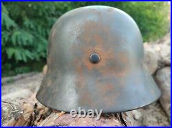 WW2 wwii German Original Helmet! Factory stamp