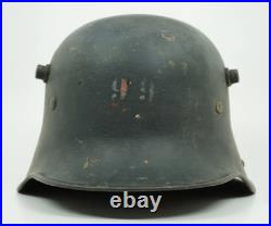 WWI German Imperial Helmet M16 combat stahlhelm with liner WW2 Volkssturm reissue