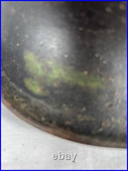 WWI German M16 Helmet Size 66 WWII Reissue with Ghost Decal Original Paint