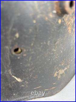WWI German M16 Helmet Size 66 WWII Reissue with Ghost Decal Original Paint